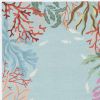 2' X 3' Blue Hand Tufted Area Rug
