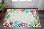2' X 4' Ivory Hand Tufted Area Rug