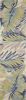 10' Ivory Pink and Green Wool Tropical Botanical Hand Tufted Runner Rug