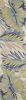 10' Ivory Pink and Green Wool Tropical Botanical Hand Tufted Runner Rug