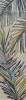 10' Ivory Blue Hand Tufted Tropical Palms Indoor Runner Rug