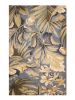 5' X 8' Blue Hand Tufted Tropical Plants Indoor Area Rug