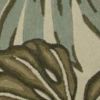 4' X 6' Ivory Hand Tufted Monstera Indoor Area Rug