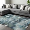118 X 158 Teal Polypropylene Rug
