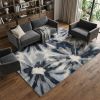 10' X 13' Ivory Blue Area Rug