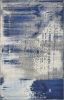 5' X 7' Ice Blue Abstract Splash Indoor Area Rug