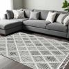 12' X 15' Charcoal Geometric Area Rug