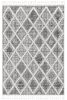 5' X 8' Charcoal Geometric Area Rug