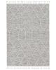 12' X 15' Gray and Ivory Geometric Area Rug