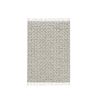 105 X 156 Ivory  Grey Polyester Rug