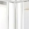 7 Hand Crafted Crystal Square Optical Bud Vase