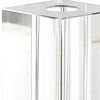 9 Hand Crafted Crystal Square Optical Bud Vase