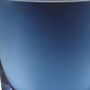 8 Mouth Blown Glass European Made Midnight Blue Pocket Shaped Vase