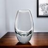 9 Mouth Blown Crystal European Made Vase