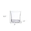65 Mouth Blown European Made Medium Glass Pocket Vase