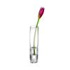 8 Mouth Blown Crystal Bud Vase