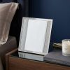 5 X 7 Silver Crystalized Picture Frame