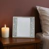8 X 10 Silver Crystalized Picture Frame