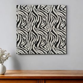 20" X 4" Black and White Iron Wall Decor