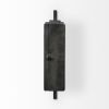 Rectangular Large Black Industrial Style Wall Clock