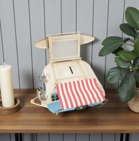 Piggy Bank And Picture Frame Camper Trailer Model