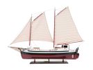 Sailboat Model With Solid Wood Base