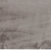 Luxe Faux Rabbit Fur Rectangular Rug 3' X 5'   - Grey