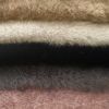 Luxe Faux Rabbit Fur Rectangular Rug 3' X 5'   - Black
