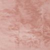 Luxe Faux Rabbit Fur Rectangular Rug 3' X 5'   - Blush Pink