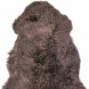2' X 3' Chocolate New Zealand Natural Sheepskin Rug