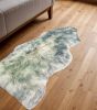 2' X 3' Gray Mist New Zealand Natural Sheepskin Rug