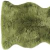 Sage Green New Zealand Natural  Sheepskin Rug