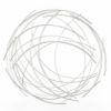 26" Silver Metal Abstract Round Hanging Wall Art Decor