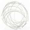 26" Silver Metal Abstract Round Hanging Wall Art Decor