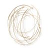 26" Gold Metal Abstract Round Hanging Wall Art Decor