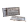 18" Natural Weathered Gray Christmas Tree Collar