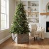 23" Thick Weathered Gray Christmas Tree Collar