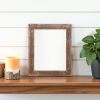 8.5" X 11" Rustic Espresso Picture Frame