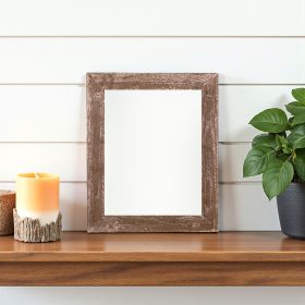 8.5" X 11" Rustic Espresso Picture Frame
