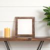 6" X 6" Rustic Espresso Picture Frame