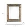 8.5" X 11" Natural Weathered Gray Picture Frame