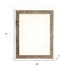 24 X 30 Natural Weathered Grey Picture Frame With Plexiglass Holder