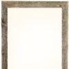 24 X 30 Natural Weathered Grey Picture Frame With Plexiglass Holder