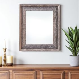 20X30 Natural Weathered Grey Picture Frame With Plexiglass Holder