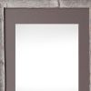 16X20 Natural Weathered Grey Picture Frame With Plexiglass Holder