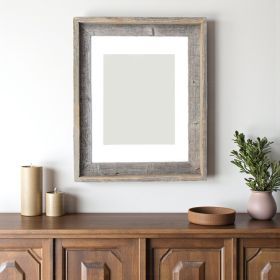 16" X 20" Rustic Reclaimed Wood Picture Frame