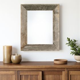 14X18 Natural Weathered Grey Picture Frame With Plexiglass Holder
