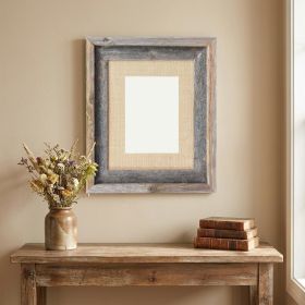 11X14 Rustic Burlap Picture Frame With Plexiglass