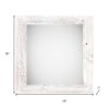 12X12 Rustic White Washed Picture Frame With Plexiglass Holder