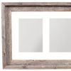3 5X7 Rustic White Picture Frame With Plexiglass Holder